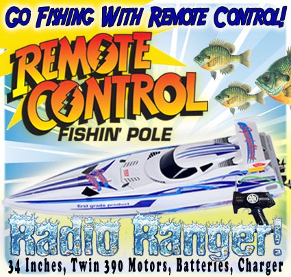 Radio Ranger Remote Control Fishing Boat